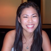 Jackie Woodruff Smiling woman with long dark hair